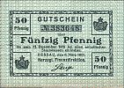 1917 AD., Germany, 2nd Empire, Dessau, Anhalt, Herzogliche Finanzdirektion, Notgeld, currency issue, 50 Pfennig, Tieste 1340.05.02.2. 383648 Obverse 