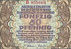1920 AD., Germany, Weimar Republic, Hamburg, Hauptstaatskasse, Notgeld, currency issue, 50 Pfennig, Tieste 2765.175.10.3. B 959668 Obverse 