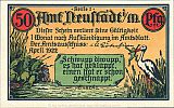1922 AD., Germany, Weimar Republic, Neustadt in Mecklenburg, Amt, Notgeld, collector series issue, 50 Pfennig, Grabowski/Mehl 961.1-4/4. Obverse 