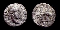 194 AD., Septimius Severus, Alexandria mint, Denarius, legionary eagle, RSC 262.