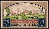 1921 AD., Germany, Weimar Republic, Achim (administrative district), Notgeld, collector series issue, 25 Pfennig, Grabowski/Mehl 2.1-1/2. 38023 Reverse