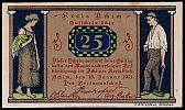 1921 AD., Germany, Weimar Republic, Achim (administrative district), Notgeld, collector series issue, 25 Pfennig, Grabowski/Mehl 2.1-1/2. 38023 Obverse