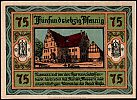 1921 AD., Germany, Weimar Republic, Aken (city), Notgeld, collector series issue, 75 Pfennig, Grabowski/Mehl 0008.3b-6/6. 503013 Reverse