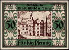 1921 AD., Germany, Weimar Republic, Alfeld (city), Notgeld, collector series issue, 50 Pfennig, Grabowski/Mehl 0011.1-2/2. Reverse
