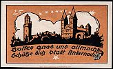 1920 AD., Germany, Weimar Republic, Andernach (city), Notgeld, collector series issue, 25 Pfennig, Grabowski/Mehl 32.1a-2/3. 200129 Reverse