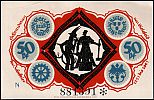 1921 AD., Germany, Weimar Republic, Bielefeld (city), Notgeld, collector series issue, 50 Pfennig, Grabowski/Mehl 103.5a-6/6. 881391* Reverse