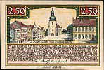 1921 AD., Germany, Weimar Republic, Insterburg (StÃ¤dtische Sparkasse), Notgeld, collector series issue, 2,5 Mark, Grabowski/Mehl 645.1a-4/5. 030900 Reverse