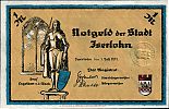 1921 AD., Germany, Weimar Republic, Iserlohn (town), Notgeld, collector series issue, 1 Mark, Grabowski/Mehl 647.1-2/6. Obverse