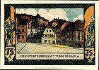1921 AD., Germany, Weimar Republic, Kahla (town), Notgeld, collector series issue, 75 Pfennig, Grabowski/Mehl 668.8a-5/6. 07517 Reverse 