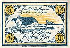1921 AD., Germany, Weimar Republic, Keitum auf Sylt (municipality), Notgeld, collector series issue, 50 Pfennig, Grabowski/Mehl 685.3-1/2. 01304 Reverse 