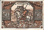 1920 AD., Germany, Weimar Republic, Kirn an der Nahe (town), Notgeld, currency issue, 50 Pfennig, Grabowski K26.5. 19318 Reverse 