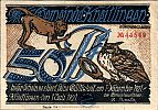 1921 AD., Germany, Weimar Republic, Kneitlingen (municipality), Notgeld, collector series issue, 50 Pfennig, Grabowski/Mehl 710.1a-1/10. 44549 Obverse 