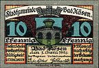 1921 AD., Germany, Weimar Republic, Bad KÃ¶sen (town), Notgeld, collector series issue, 10 Pfennig, Grabowski/Mehl 734.1a-1/6. Obverse 