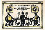 1921 AD., Germany, Weimar Republic, Köstritz (municipality), Notgeld, collector series issue, 50 Pfennig, Grabowski/Mehl 736.2-1/4. Reverse 