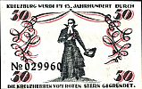1921 AD., Germany, Weimar Republic, Kreuzburg (town), Notgeld, collector series issue, 50 Pfennig, Grabowski/Mehl 744.1b. 029960 Reverse 