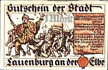 1921 AD., Germany, Weimar Republic, Lauenburg an der Elbe (Städtische Sparkasse), Notgeld, currency issue, 1 Mark, Grabowski/Mehl 774.2-3/3. Reverse 