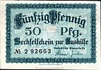 1920 AD., Germany, Weimar Republic, Lübeck (Staatskasse), Notgeld, currency issue, 50 Pfennig, Grabowski L69.4c. 2 92663 Obverse