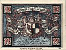 1920 AD., Germany, Weimar Republic, Marggrabowa (town), Notgeld, collector series issue, plebiscite commemorative, 10 Pfennig, Grabowski/Mehl 868.1-1/3. Obverse