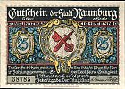 1921 AD., Germany, Weimar Republic, Naumburg an der Saale (town), Notgeld, collector series issue, 25 Pfennig, Grabowski/Mehl 928.7-2/6. 38785 Obverse 