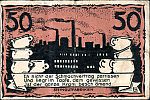 1922 AD., Germany, Weimar Republic, Neuhaldensleben (town), Notgeld, collector series issue, 50 Pfennig, Grabowski/Mehl 941.1-3/3. Reverse 