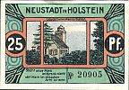 1921 AD., Germany, Weimar Republic, Neustadt in Holstein (town), Notgeld, collector series issue, 25 Pfennig, Grabowski/Mehl 963.1b-1/8. 20905 Reverse 