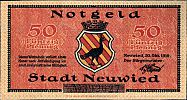 1919 AD., Germany, Weimar Republic, Neuwied (town), Notgeld, currency issue, 50 Pfennig, Grabowski N43.4. 392627 Obverse 