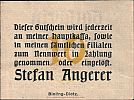 1918 AD., Germany, 2nd Empire - Weimar Republic, NÃ¼rnberg (Firma Stefan Angerer), Notgeld, currency issue, 10 Pfennig, Tieste 5190.005.01. Reverse