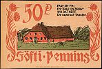 1921 AD., Germany, Weimar Republic, Bordelum (municipality), Notgeld, collector series issue, 50 Pfennig, Grabowski/Mehl 143.1-1/3. Reverse 