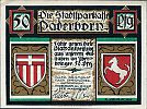 1921 AD., Germany, Weimar Republic, Paderborn (town), Notgeld, collector series, 50 Pfennig, Grabowski/Mehl 1043.2-1/4. Obverse 