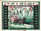 1921 AD., Germany, Weimar Republic, Paderborn (town), Notgeld, collector series issue, 2 Mark, Grabowski/Mehl 1043.2-4/4. Reverse 