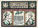 1921 AD., Germany, Weimar Republic, Paderborn (town), Notgeld, collector series issue, 2 Mark, Grabowski/Mehl 1043.2-4/4. Obverse 