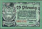 1920 AD., Germany, Weimar Republic, PrÃ¼m (district), Notgeld, currency issue, 25 Pfennig, Grabowski P40.1a. 083152 Obverse 