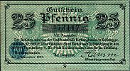1920 AD., Germany, Weimar Republic, Recklinghausen (town), Notgeld, currency issue, 25 Pfennig, Grabowski R13.7b. 473117 Obverse 