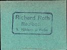 1920 AD., Germany, Weimar Republic, Reulbach (Richard Roth), Notgeld, currency issue, 5 Pfennig, Tieste 6040.05.01. 138 Reverse 
