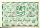 1918 AD., Germany, 2nd Empire - Weimar Republic, Schalkau (town), Notgeld, currency issue, 50 Pfennig, Grabowski S20.2b. 26841 Reverse