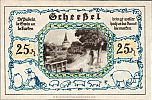 1921 AD., Germany, Weimar Republic, ScheeÃŸel (municipality), Notgeld, collector series issue, 25 Pfennig, Grabowski/Mehl 1174.1b-1/2. Reverse