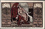 1921 AD., Germany, Weimar Republic, Free State of Brunswick, Braunschweigische Staatsbank, Notgeld, collector series issue, 50 Pfennig, Grabowski/Mehl 155.1g. Reverse