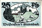 1921 AD., Germany, Weimar Republic, Stammbach (municipality), Notgeld, collector series issue, 25 Pfennig, Grabowski/Mehl 1252.1-2/3. Reverse 