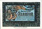 1921 AD., Germany, Weimar Republic, Stammbach (municipality), Notgeld, collector series issue, 50 Pfennig, Grabowski/Mehl 1252.3-2/4. 09541 Obverse 