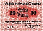 1917 AD., Germany, 2nd Empire, Bernsbach (municipality), Notgeld, currency issue, 50 Pfennig, Grabowski B35.1b. Obverse