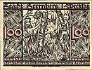 1922 AD., Germany, Weimar Republic, Sternberg (town), Notgeld, collector series issue, 100 Pfennig, Grabowski/Mehl 1268.3-3/3. Reverse 