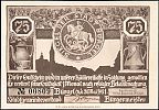 1921 AD., Germany, Weimar Republic, BÃ¼rgel (city), Notgeld, collector series issue, 75 Pfennig, Grabowski/Mehl 201.1a-6/6. 00809 Obverse 