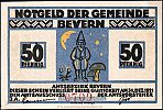 1921 AD., Germany, Weimar Republic, Bevern (municipality), Notgeld, collector series issue, 50 Pfennig, Grabowski/Mehl 97.1a-4/6. 0709 Obverse 