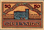 1921 AD., Germany, Weimar Republic, Trier (town), Notgeld, currency issue, 50 Pfennig, Grabowski T27.9. Reverse 