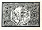 1922 AD., Germany, Weimar Republic, Trittau (municipality), Notgeld, collector series issue, 50 Pfennig, Grabowski/Mehl 1347.1-1/2. Reverse 