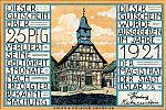 1921 AD., Germany, Weimar Republic, Uslar (town), Notgeld, collector series issue, 25 Pfennig, Grabowski/Mehl 1355.1. Obverse 