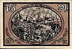 1921 AD., Germany, Weimar Republic, Wasungen (town), Notgeld, collector series issue, 75 Pfennig, Grabowski/Mehl 1384.1-6/6. 177982 Reverse 