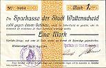 1914 AD., Germany, 2nd Empire, Wattenscheid (town), Notgeld, currency issue, 1 Mark, Tieste 10.06 D. 8404 Obverse 
