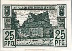 1920 AD., Germany, Weimar Republic, Wilster (town), Notgeld, currency issue, 25 Pfennig, Grabowski W46.5a. 13545 Obverse 