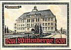 1921 AD., Germany, Weimar Republic, Wittenberge (Schutzverband fÃ¼r Handel und Gewerbe), Notgeld, collector series issue, 50 Pfennig, Grabowski/Mehl 1444.1-4/6. 01236 Reverse 